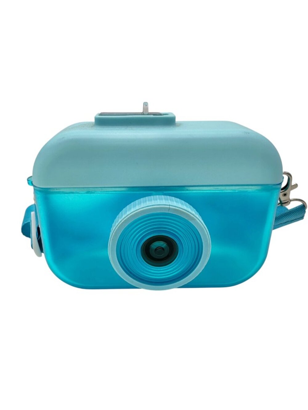 Target Bullseye Playground Summer Tumbler Camera Sipper Cup 15.2 oz Blue Plastic